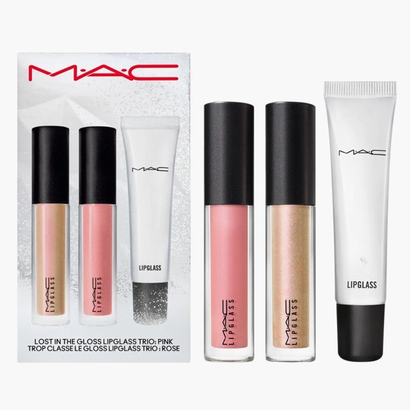 MAC Cosmetics Limited Edition Lost in The Gloss Lipglass Trio in Pink